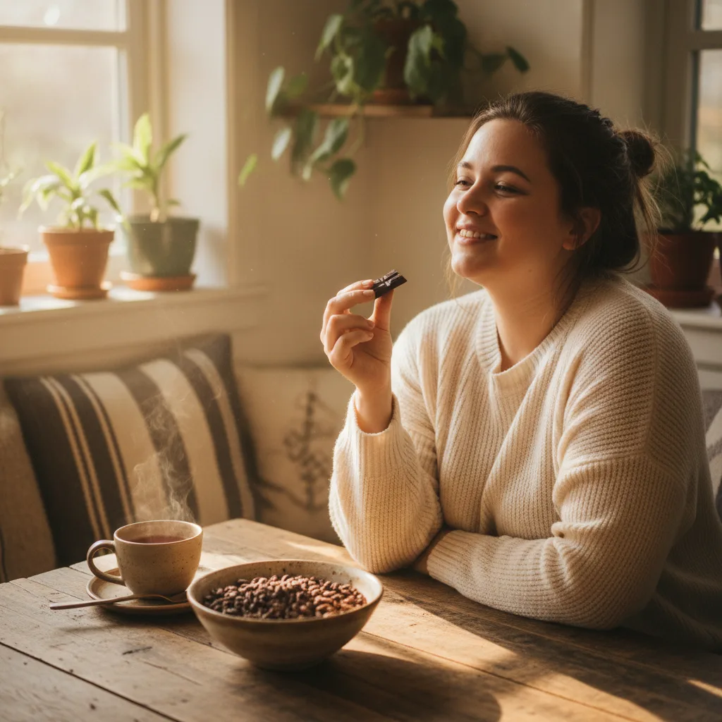 How Dark Chocolate Reduces the Stress Hormone That Makes You Store Belly Fat How Dark Chocolate Reduces the Stress Hormone That Makes You Store Belly Fat