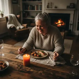 The Glow Factor: Using a Candlelight Dinner for Portion Control