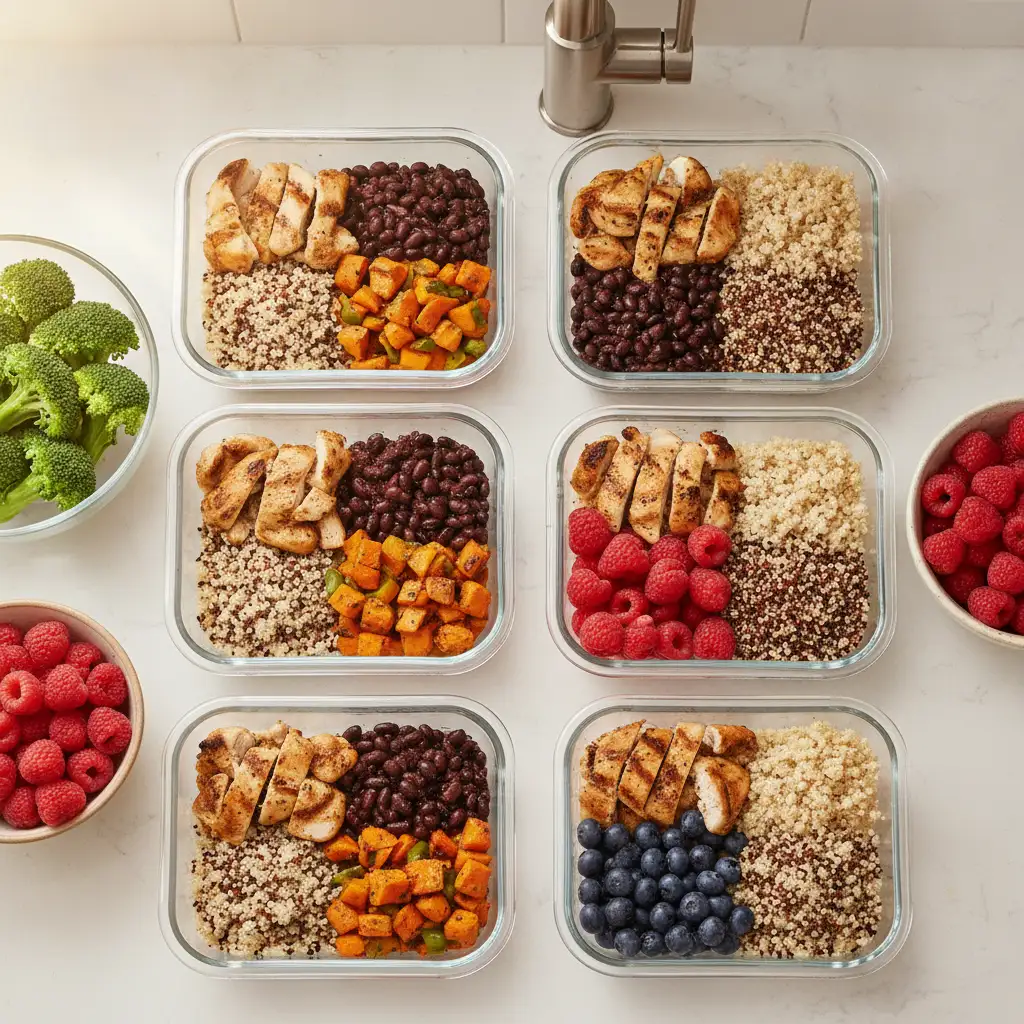 High Protein High Fiber Meal Prep for Weight Loss High Protein High Fiber Meal Prep for Weight Loss