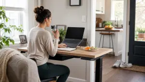 How to Lose Weight While Working from Home